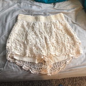 Lace shorts